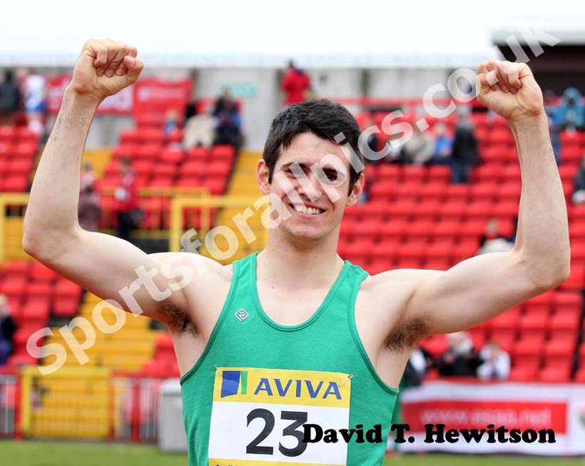 Nicholas Hunt (Dorset) winner of the Inter Boys High Jump.